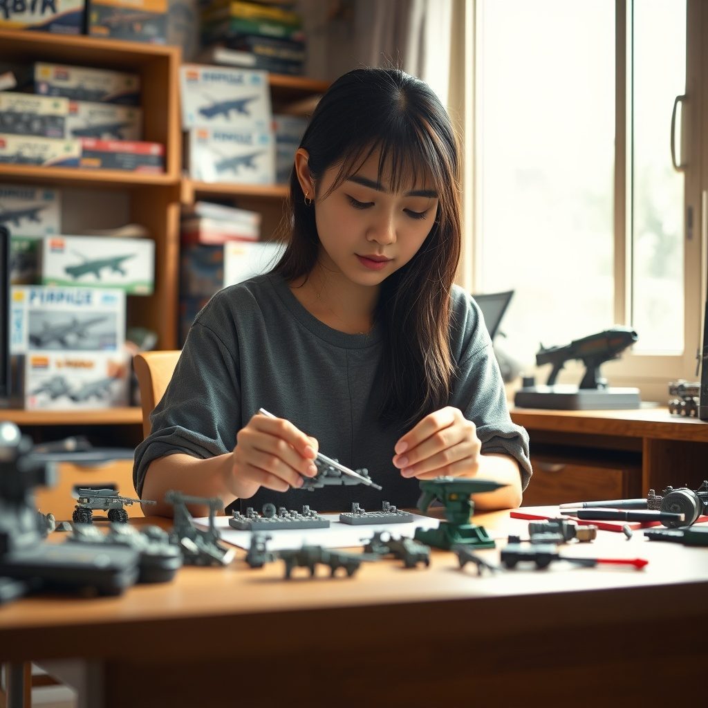 模型作りのワークショップ風景